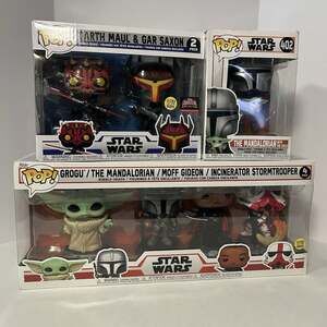 Funko Pop! Vinyl: Star Wars the Mandalorian & Clone Wars Lot!